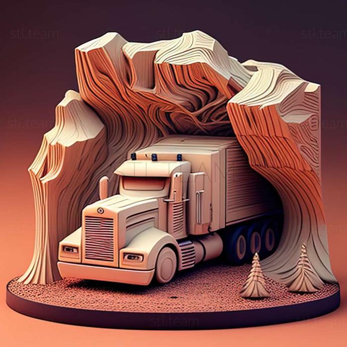 3D model Clustertruck game (STL)